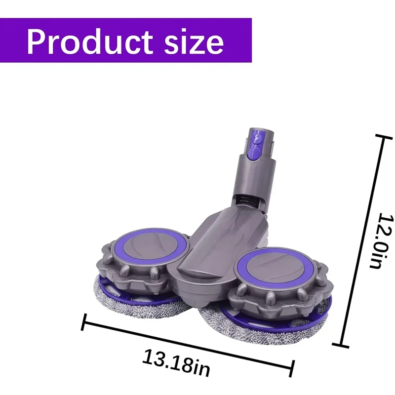 Насадка на электрическую швабру для пылесоса Dyson V7 V8 V11 V10 V15 (art.: 3920c74fa20cf) - 3920c74fa20cf