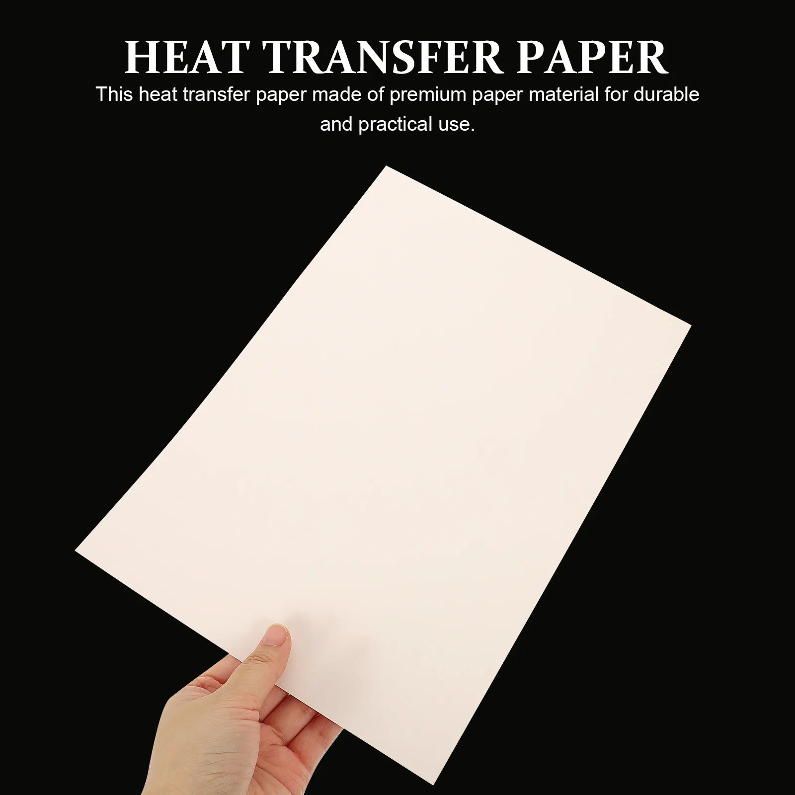 100매 열전사 용지 잉크젯 프린터용 개인 맞춤형 티셔츠, 모자, 가방용 다리미 전사 용지 DIY 선물용
