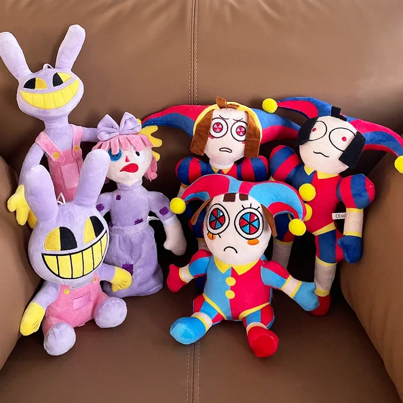 

1/6 Pc The Amazing Digital Circus Anime Cartoon Plush Pomni Jax Plush Doll Toy Theater Rabbit Doll Stuffed Christmas Gifts Toys