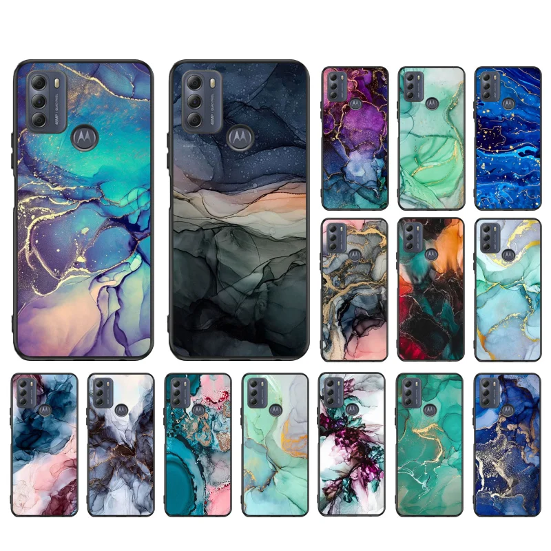 

Colorful Marble Phone Case for Motorola G72 G13 G32 G53 G51 G71 G31 G41 G22 G60 G52 G200 GStylus G30 G10 G20 G50 G Pure