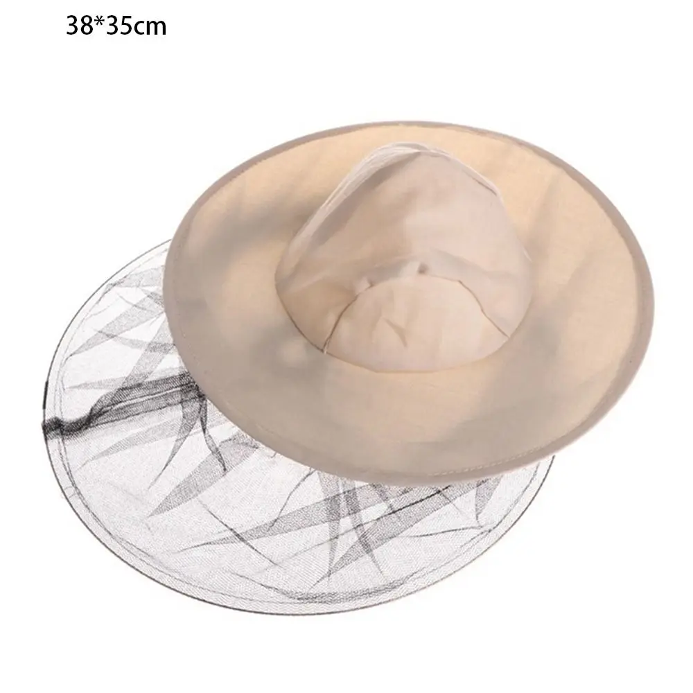 Mosquitoes Hat Net Face Head Protector Face Fly Netting Hoods from Bugs Anti-Mosquitoes Mesh Cap Insect Protections Hat