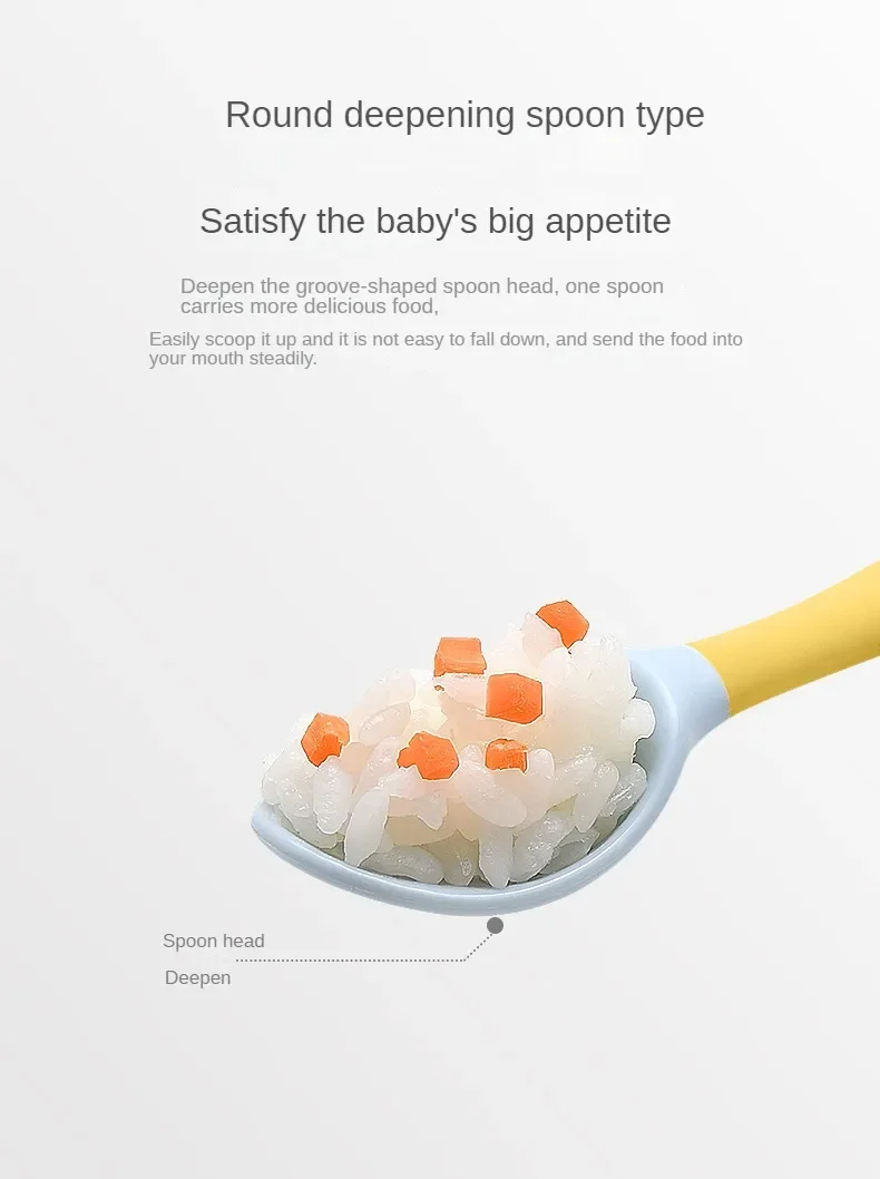 Baby Children Spoon Fork Set Soft Bendable Silicone Scoop Fork Kit Tableware Toddler Training Feeding Cutlery Utensils Tableware