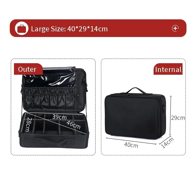 Large Fishing Tackle Bag Fishing Reel Waterproof Fishing Lure Bag Oxford  Multi-function Storage Multi-layer Fishing Reel Case