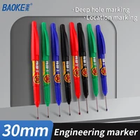 BAOKE MP2935 4pcs 1.0mm Engineering Permanent Marker Pen 30mm Tip Length Marker 1