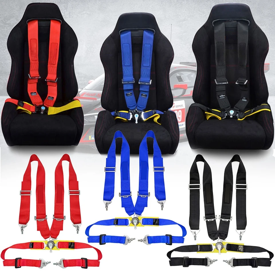 Simulator Rig Harness Universal 4 Point Racing Harness - 3 Inch Wide ...