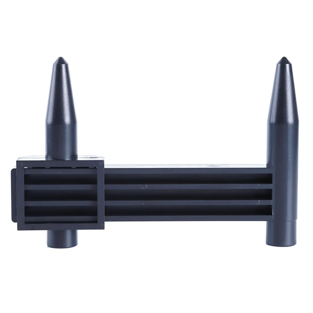 Wheel Hub Hole Distance Measuring Tool Black Sliding Lugs Gauge Sheet Ruler Holes Ruler PCD Hub Plastic 8