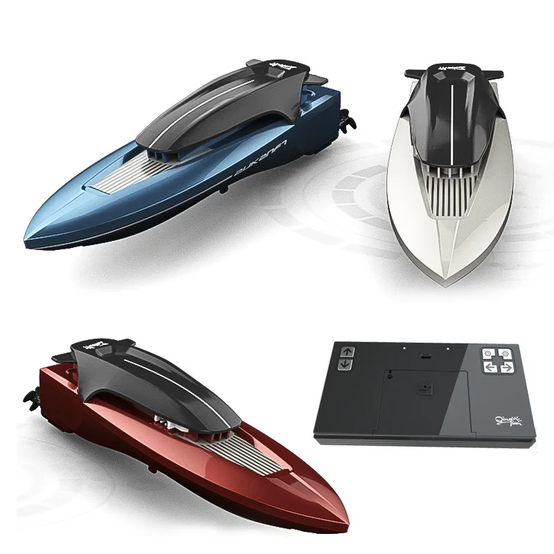 2.4g Wireless Mini Remote Control Speedboat With Light Charging Remote