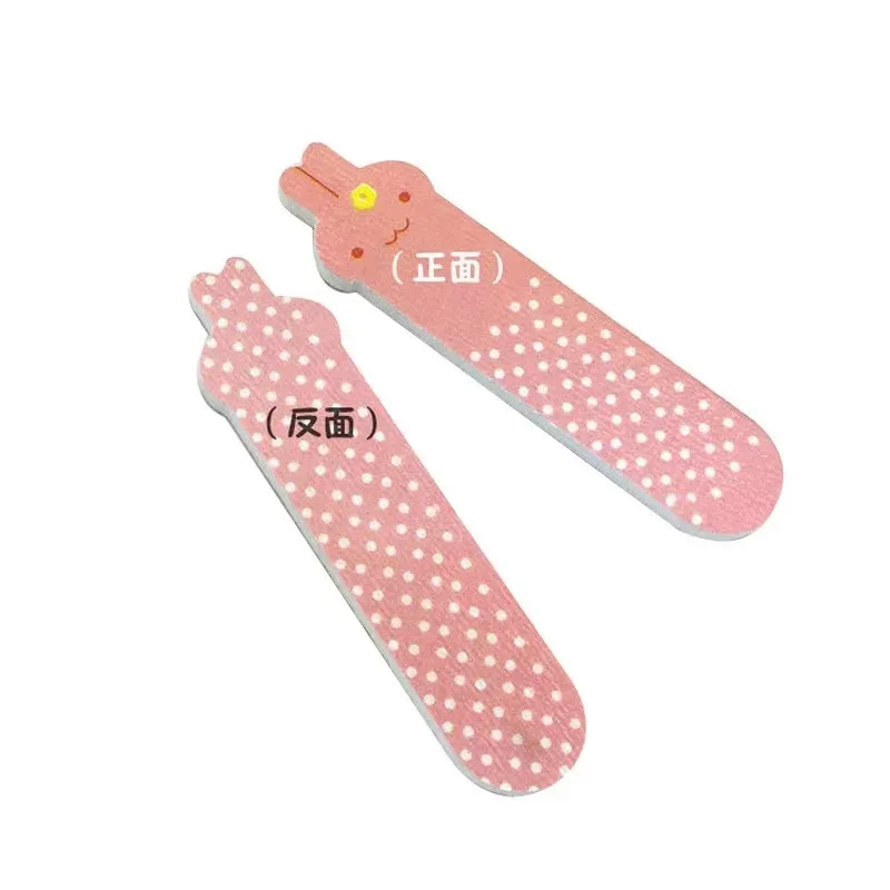 귀여운 동물 모양 네일 파일 미니 네일 파일 스틱 작은 광택 파일 네일 아트 선물용 액세서리
