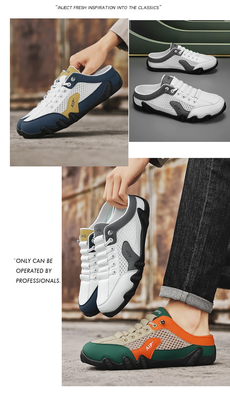 Sommer Herren Freizeitschuhe Leichte Atmungsaktive Halbschuhe_voghion.com