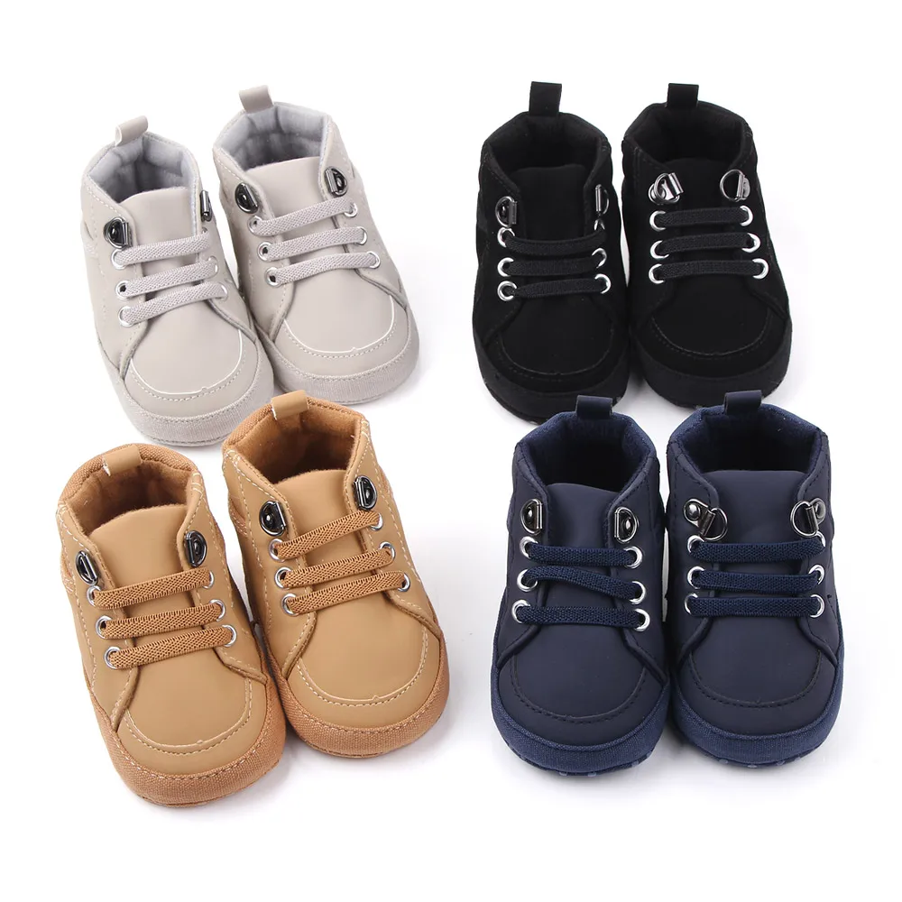 Baby Shoes Baby Casual Shoes Ankle-covered Little Boots for 0-1 Years Toddler Boys Outdoor Prewalking