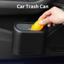

Car Accessories Trash Bin Clamshell In-car Garbage Storage Box ABS Waterproof and Convenient Tidy Clean Multifunction