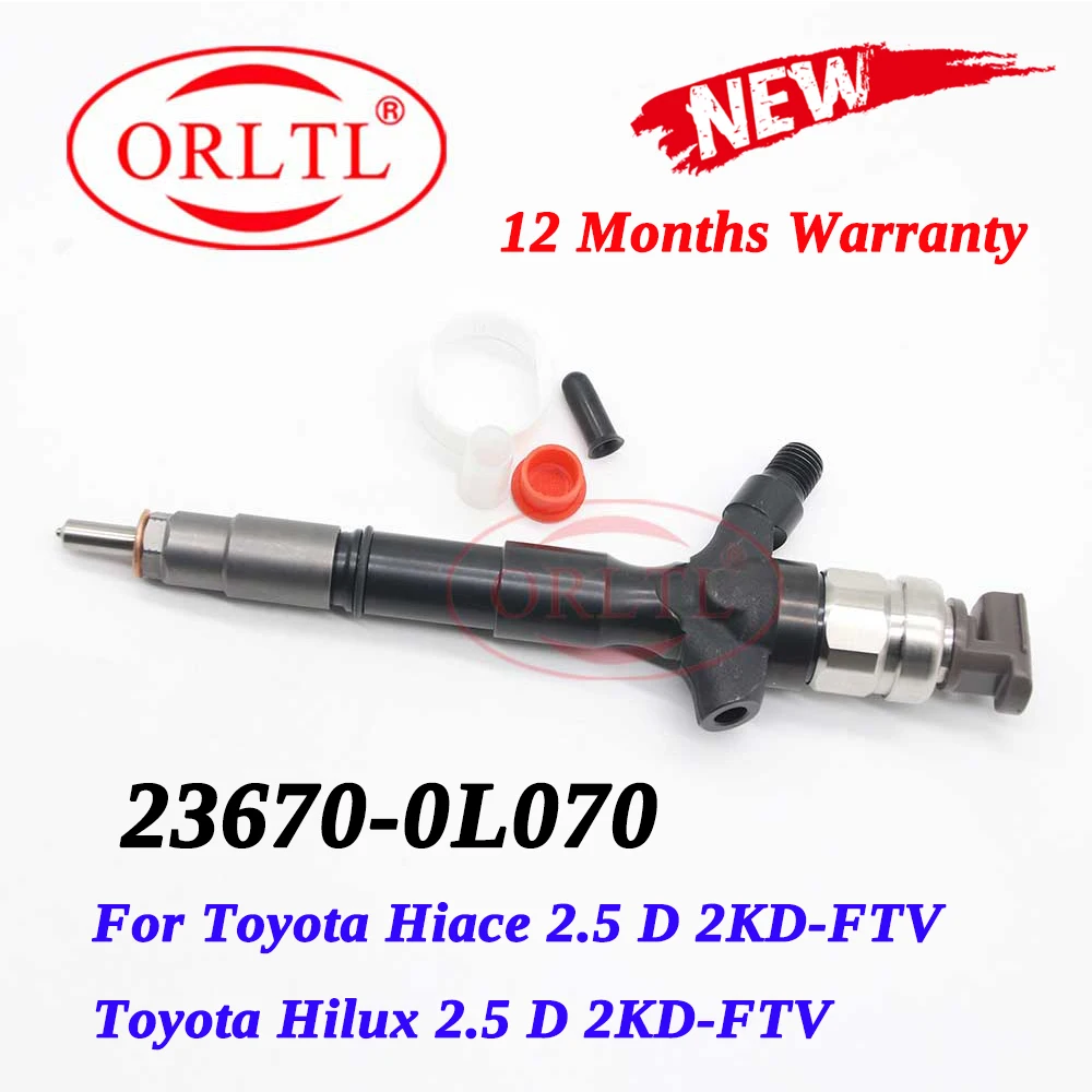 

095000-7380 Diesel Injector 23670-0L010 23670-0L070 Common Rail 095000-7760 for Toyota Hilux/Hiace 2.5 D 2KD-FTV