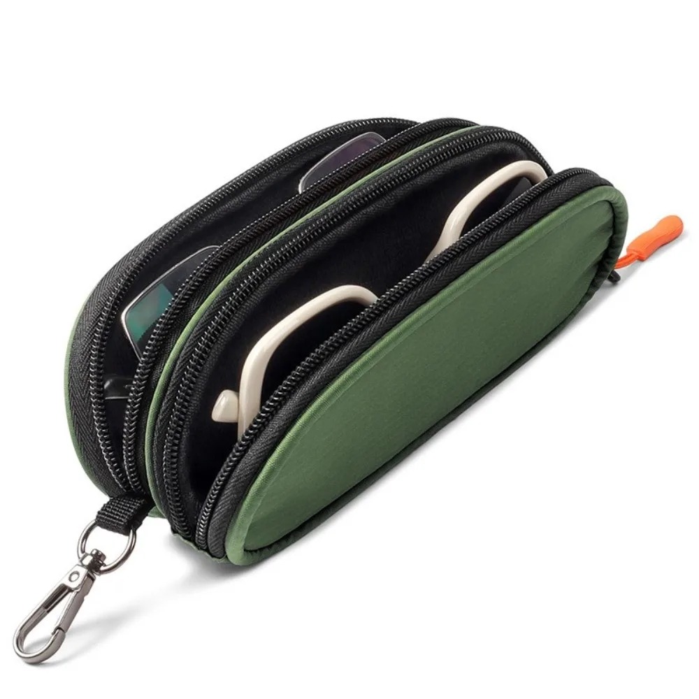 New Double Layer Sunglasses Case Waterproof Durable Glasses Storage Box Multi-Functional Glasses Bag Business Trips