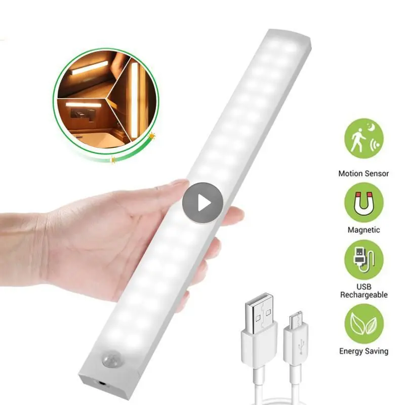 1PCS Under Lights Motion Sensor Light Wireless USB Under Light For