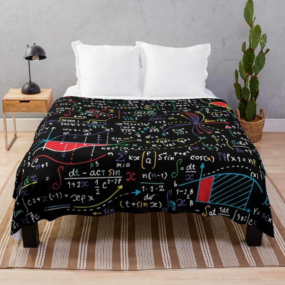 

Math formulas for math lovers Throw Blanket Hair Blanket Large Blanket Hairy Blankets