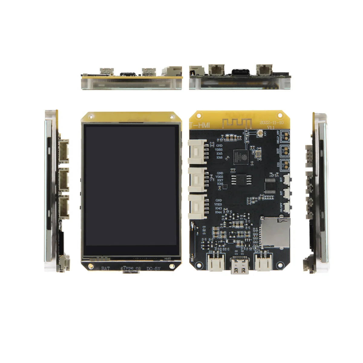 T-Hmi Esp32-S3 Touch Screen Resistivo Supporto Da 2.8 Pollici Tf Wi-Fi Bluetooth 5.0 Scheda Di Sviluppo Flash Da 16Mb