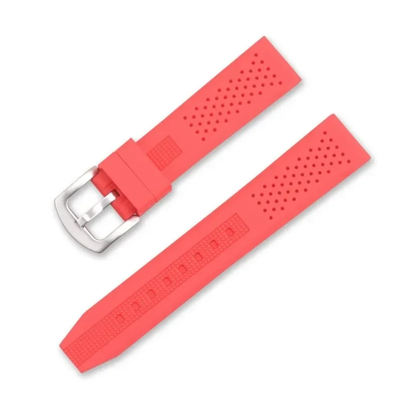 Premium Soft Breathable Silicone Waterproof Sport Watch Strap Accessories
