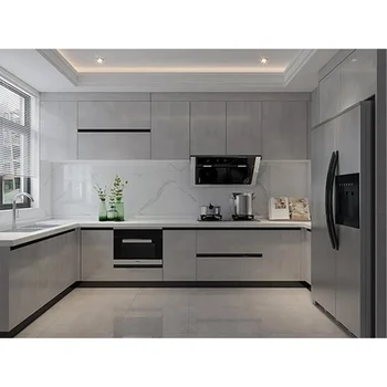 Modern PVC Full Kitchen Cabinet Sets 1