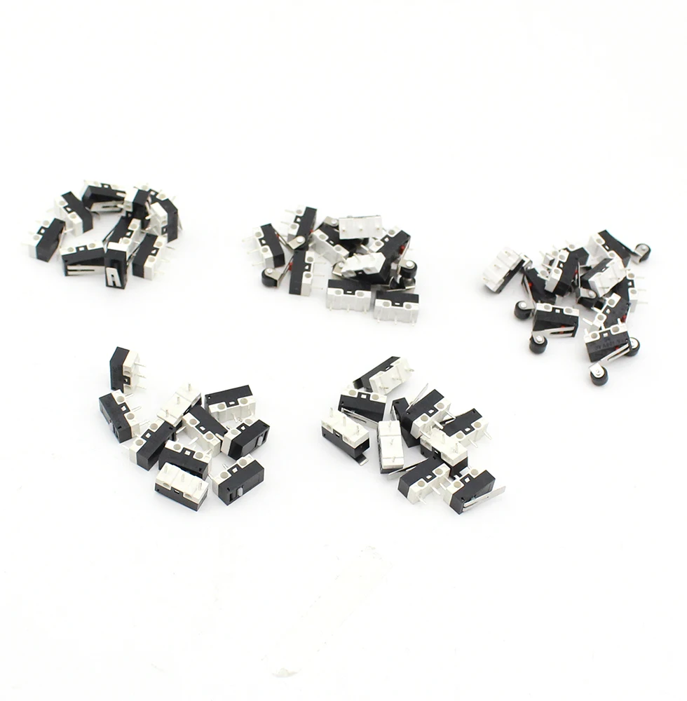 10 шт. серия KW10 3-контактный длинный шарнирный стержень мгновенный SPDT Мини Переключатель AC 125 В 1A 12x6x13 мм