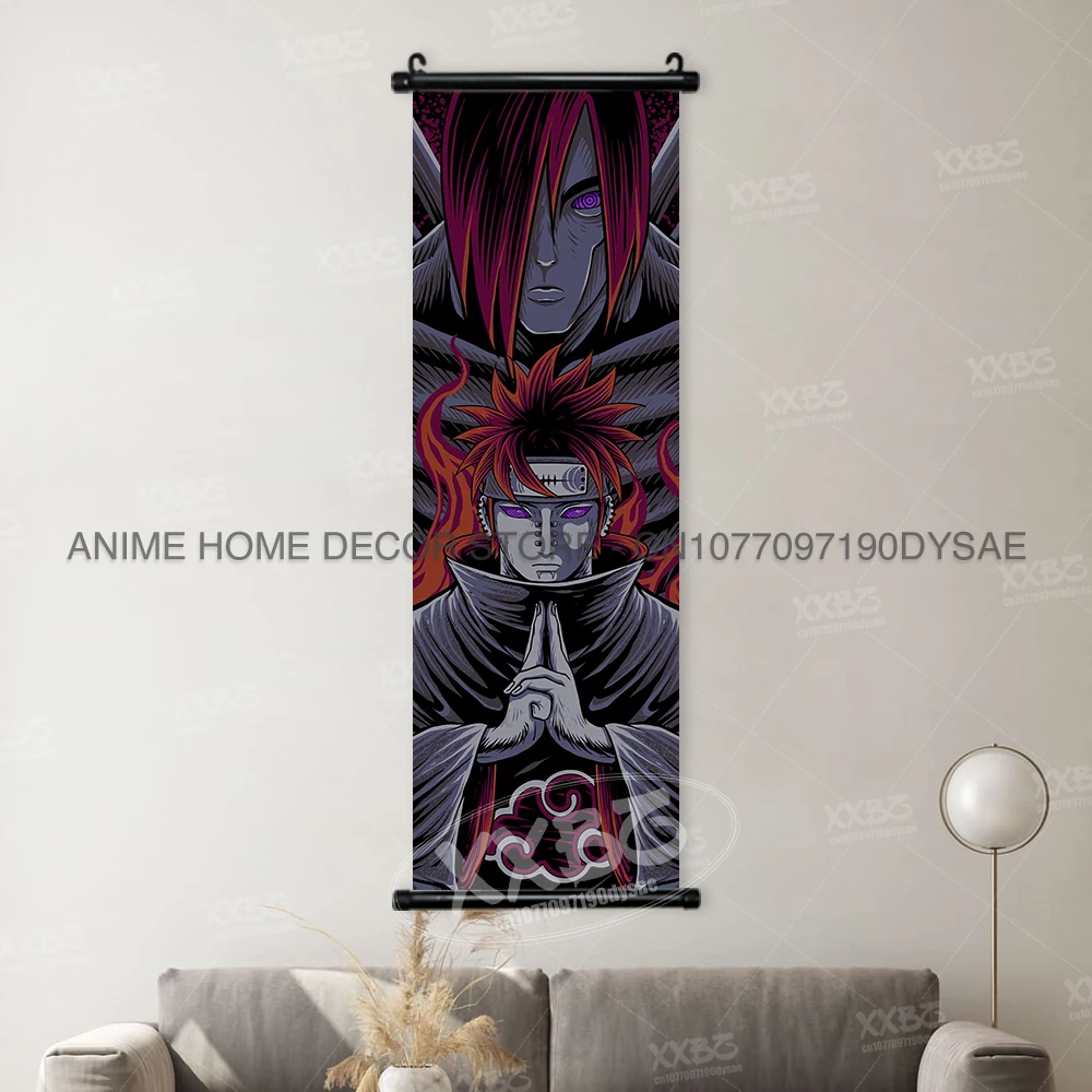 Uchiha Clan Anime Scrolls: Decorative Naruto Wall Art Poster Collection