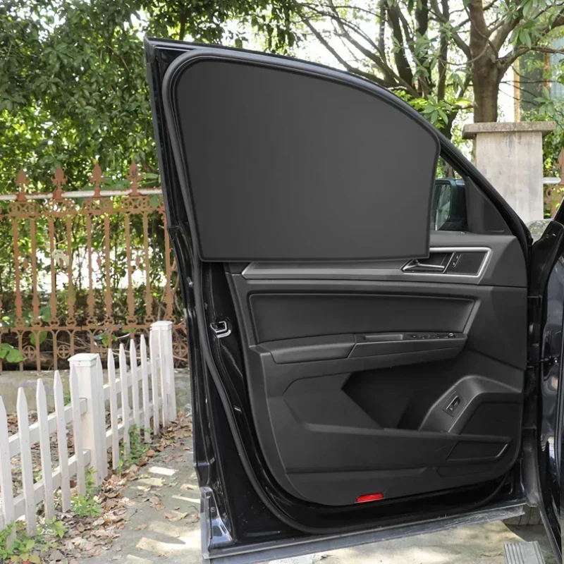 Magnetic Car Window Sunshade Cover Summer UV Protection Car Side Front Rear Window Mesh Curtain Protector Cover Auto Accessories BEST SELLERS