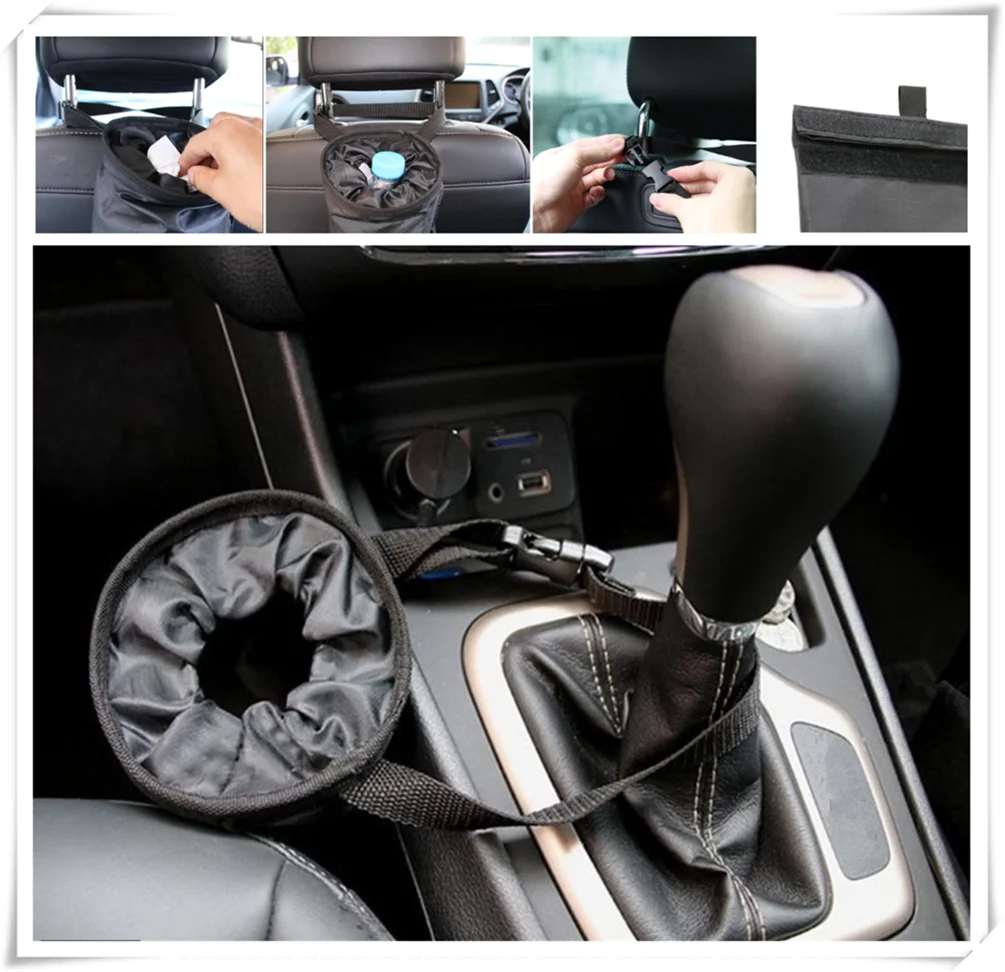 Car Storage Bag Car Trash Can Car Trash Bag Car Interior portable trash garbage bag Seat back storage box for Mazda 3 5 6 Protege5 MX-5 Miata CX-5 CX5 CX-7 3 6 2