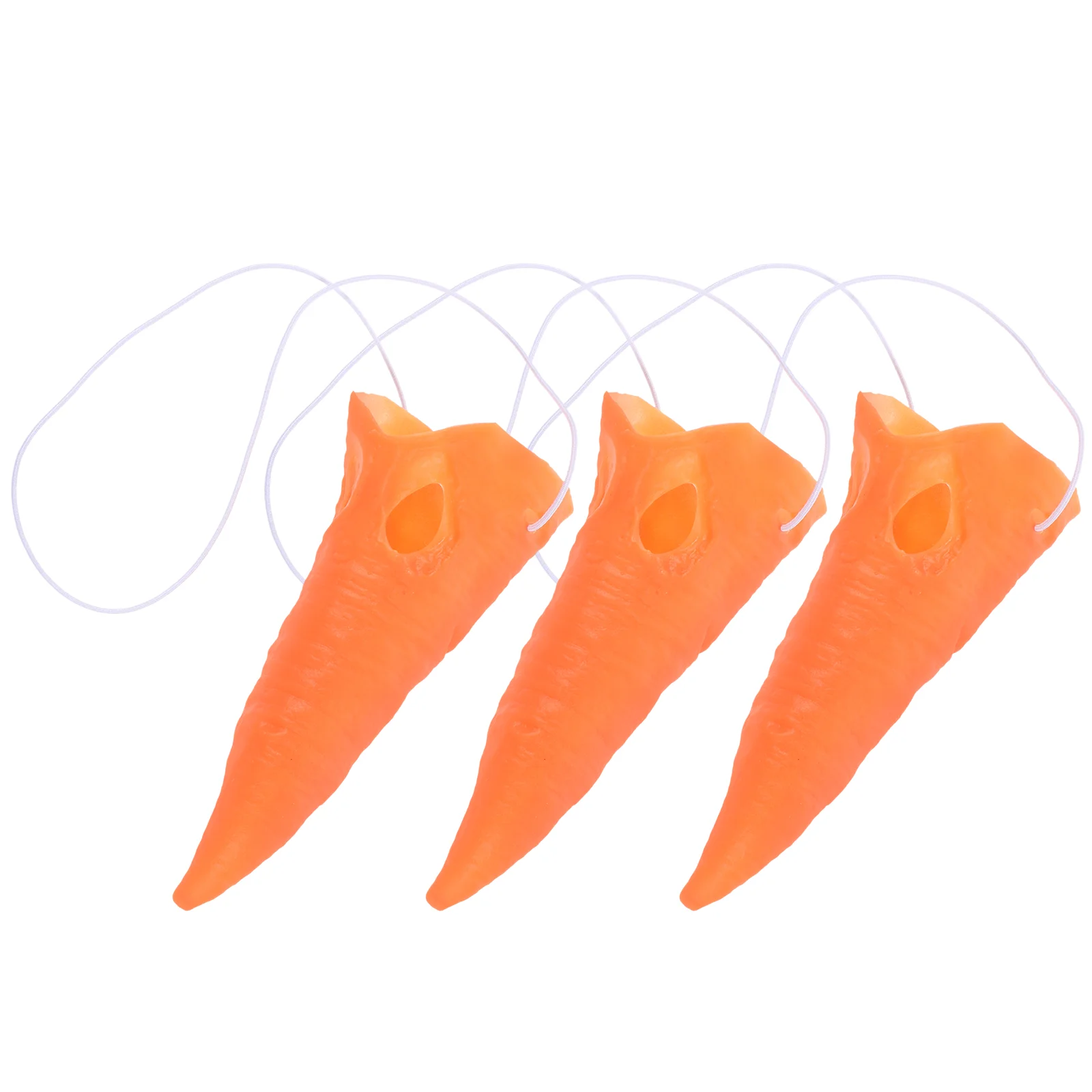 3 Pcs Carrot Nose Replaceable Snowman DIY Accessories Cosplay Decorsnowman Dressing Funny Props Vinyl Decorating Child