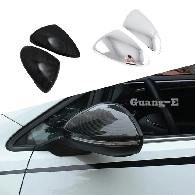 Side Mirror Cover Caps Molding Eyebrow Trim Fit for Compatible with Do