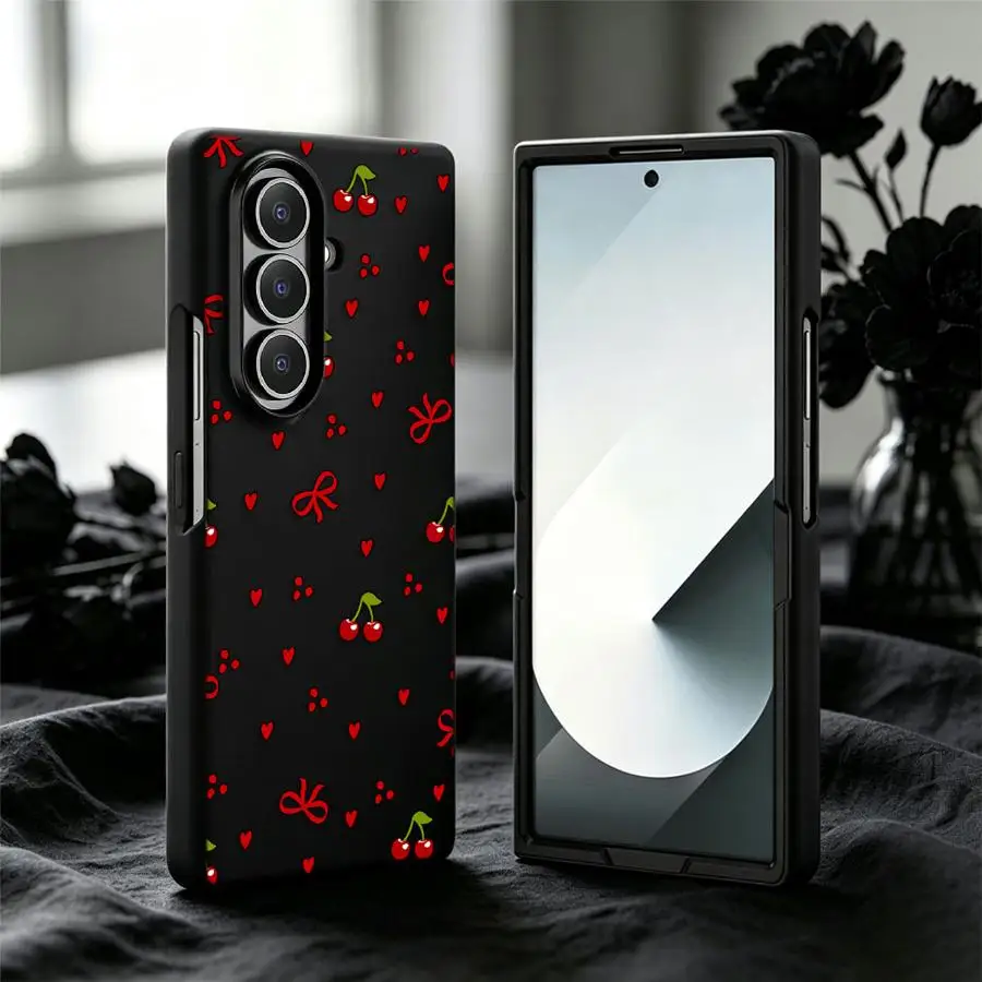 Mini Bow Cherry Back Phone Case Cover