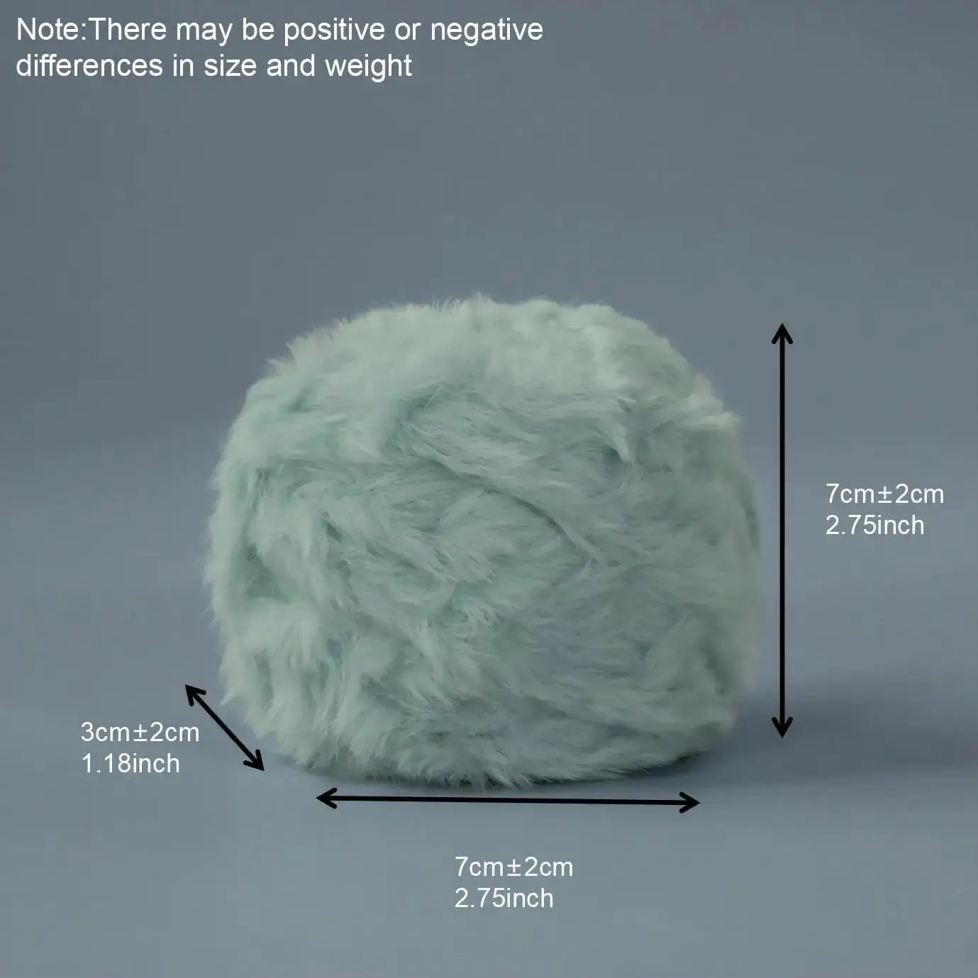 1Skin 50 Grams Solid color Faux Fur Yarns 100% Polyester Soft Knitting and Crochet Handmade Scarf Accessories 6