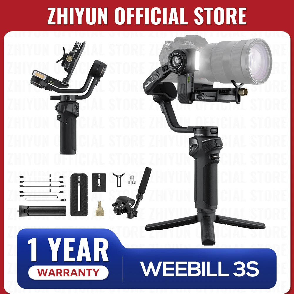 ZHIYUN Weebill 3S 公式ピンビル3sカメラスタビライザー3軸 