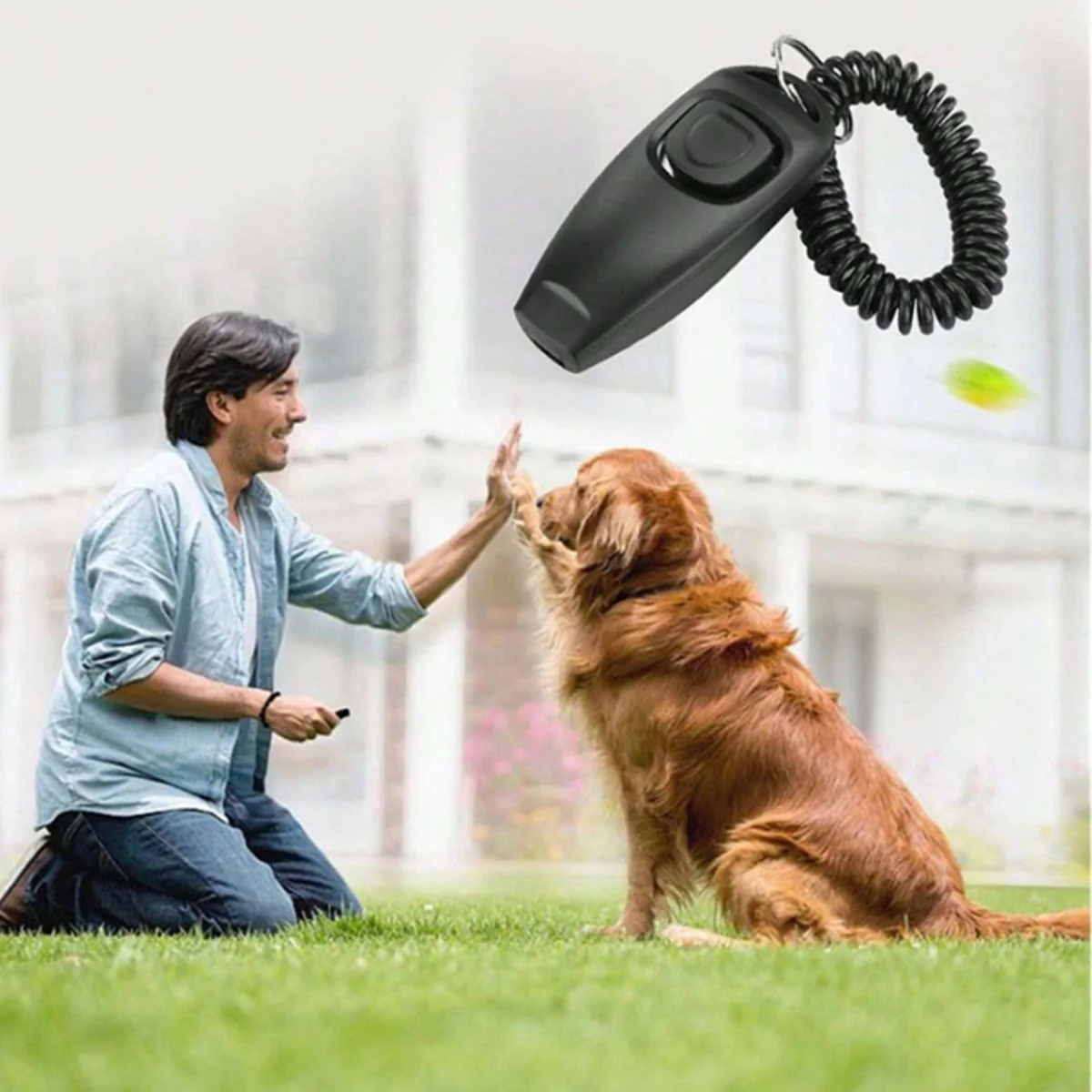 2-In-1 Pet Training Whistle And Clicker Dog Training Product With Sound Dog Clicker With Wristband Pet Behavior Trainin dog whistle,dog clicker