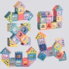 Large scale house building block simulation window design, kindergarten construction, creation of boys and girls large house bui 4
