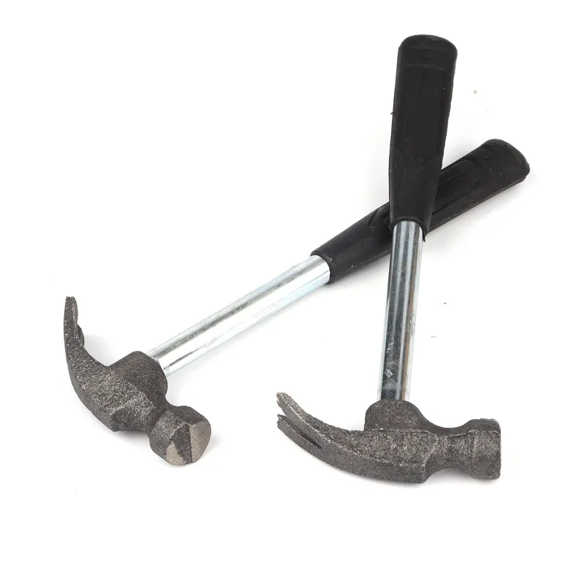 Steel pipe handle claw hammer household safety hammer multi-function seamless nail matching special small mini hammer,claw hammer,mini claw hammer