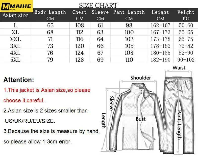 Men's Sportswear New Spring Autumn Tracksuit  High Quality Sets  Jacket+Pant Sweatsuit Male Fashion Print Clothing Size L-5XL