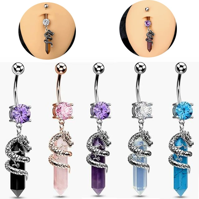 New product Belly button piercing Personality faucet winding set