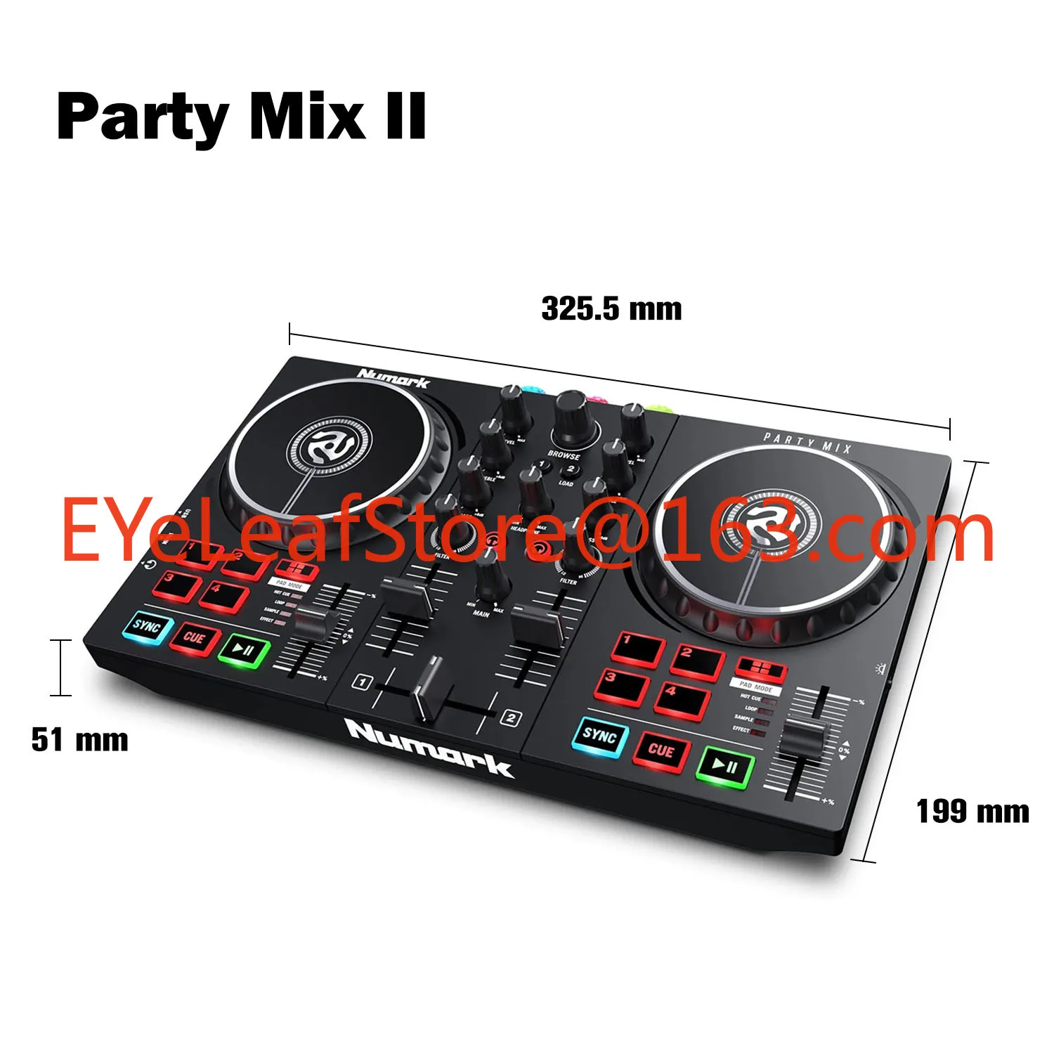 Numark Open Code Partymix2 Ii Live Dj Lighting Mini Disc Maker Controller Portatile Software Gratuito