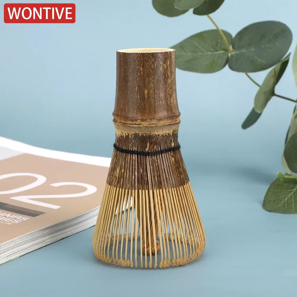 Bamboo Japanese Style Matcha Tea Whisk Brush 100 Prongs 80 Prongs Optional for Matcha Making