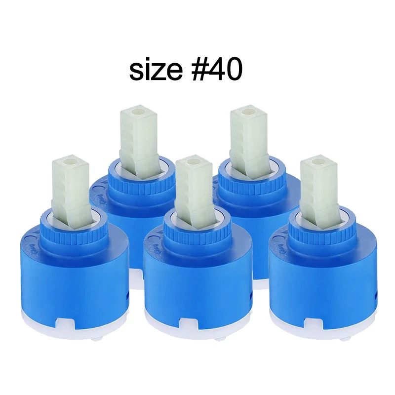 Ceramic Cartridge Faucet Cartridge Mixer 5PCS-Lot 35mm-40mm For Faucet Cartridge Low Torque Faucet Accessories Rotation Flat Base