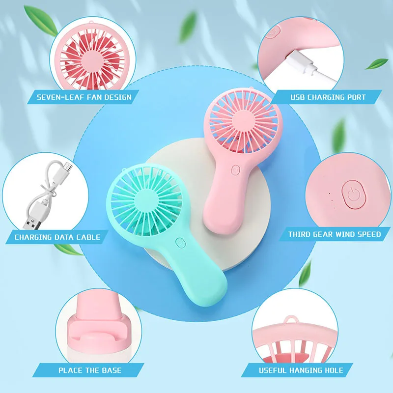 12-100 Pcs Mini Handheld Fan Bulk Wedding Fan USB Charging Portable Fan Party Favors Gift for Guests Bridal Shower Wedding Gifts 6