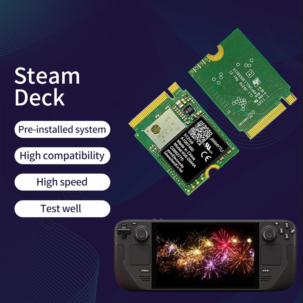 Steam Deck SSD 1TB、microSD 512GB、リカバリー付き-