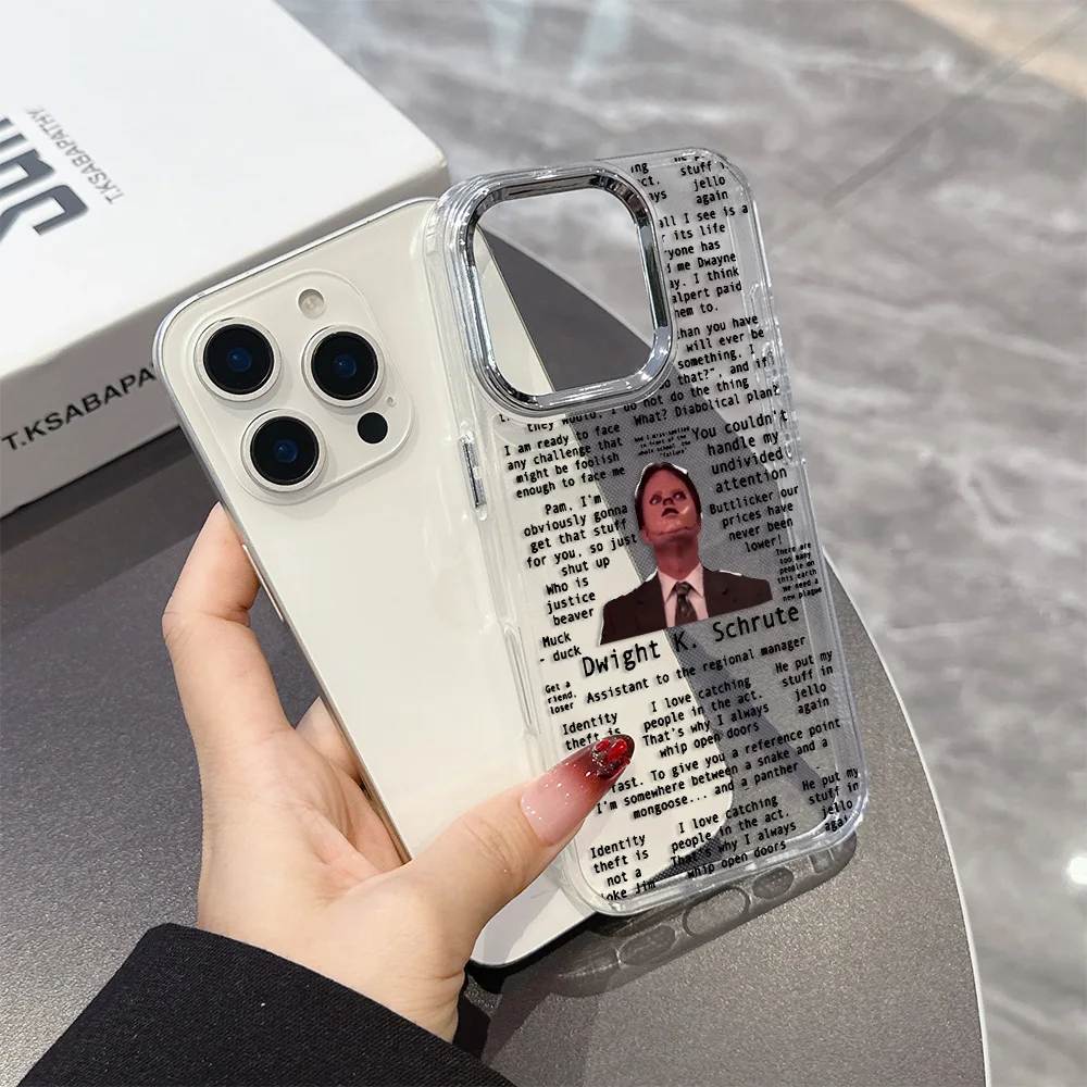 The Office TV Show Transparent Soft Silicone Phone Case
