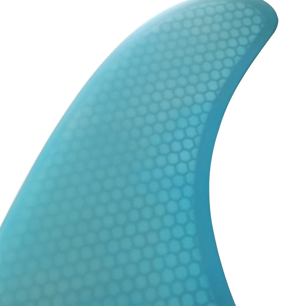 9in Quilha Surf Fin Honeycomb Single Fin Blue for Longboard Surfboard Paddle Board Accessories Center SUP Board