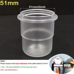 Precision Dosing Cup for Espresso Portafilters - 120ml Capacity (51mm)