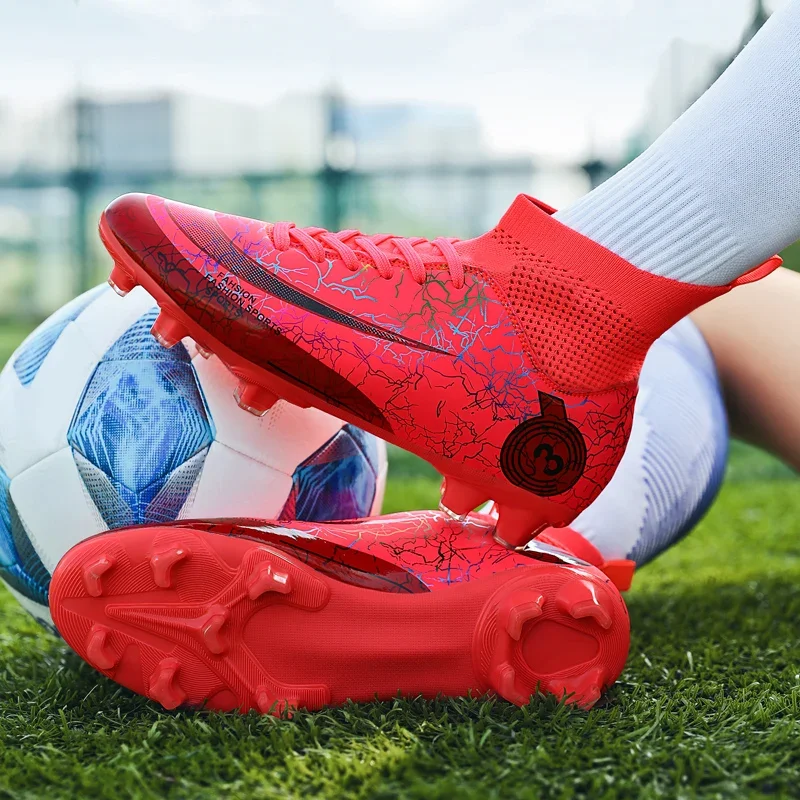 Long Spikes Society Herren Fußball Indoor Rasentraining Fast Field Boots Cleats Mann Turnschuhe Futsal Fußballschuhe_voghion.com