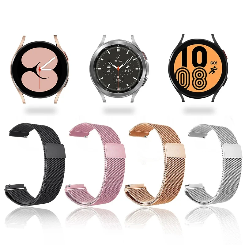 Stylish Magnetic Milanese Loop Metal Watch Strap Replacement Bracelet