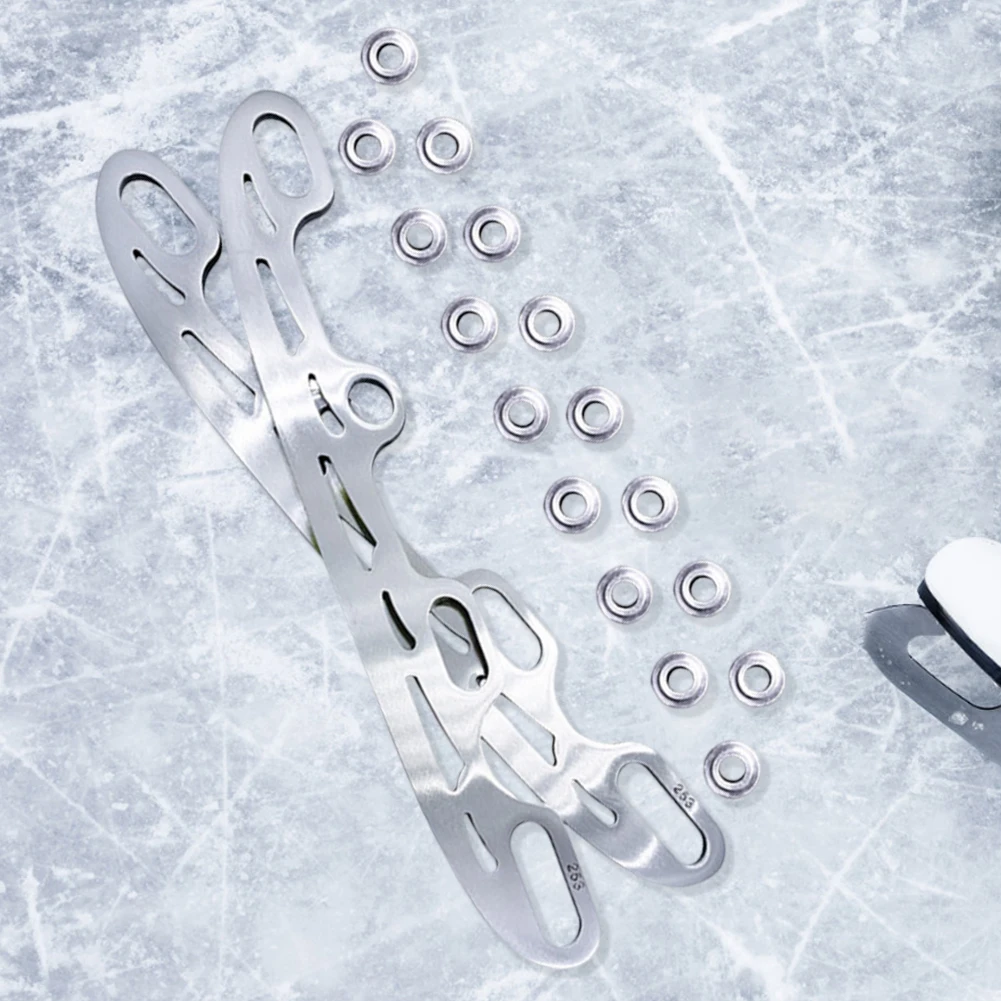253/290 MM Skating Replacement Blades 1 Pair Ice Skating Blade Stainless Steel Inline Figure Skate Blade for Skate Shoes