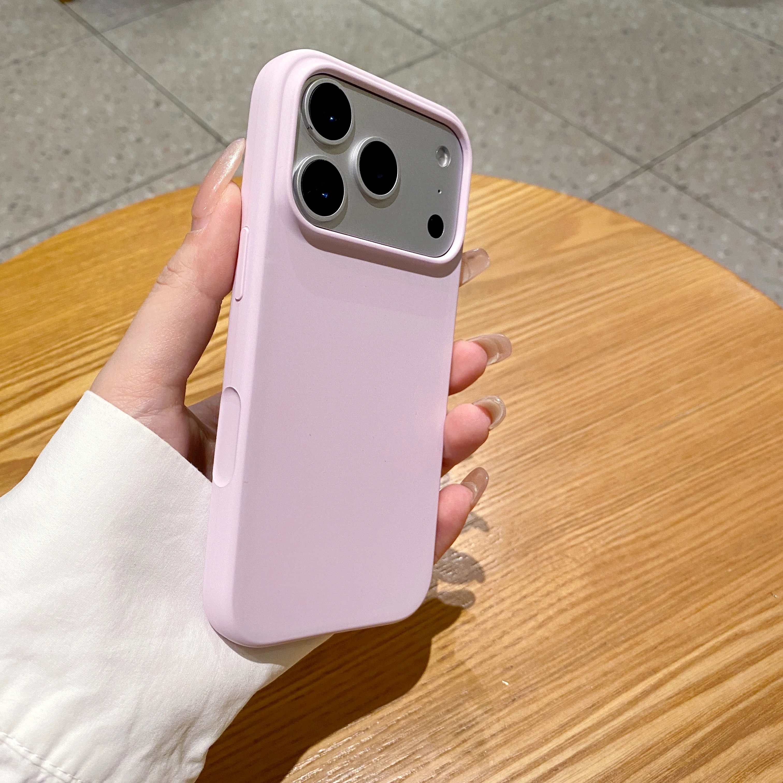 Luxury Ultra Thin Matte Silicone Shockproof Phone Case - Solid Color Soft Protector Cover