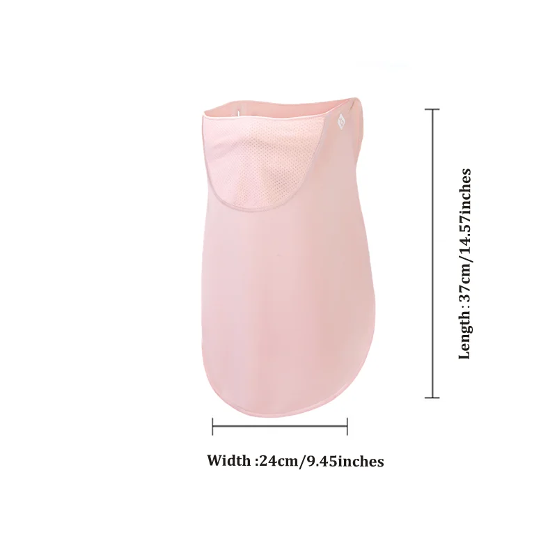 1pc Women's Breathable Neck Gaiter Face Mask Balaclava With Ear Loop Filter Dust Mask Scarf for Summer Outdoor Running/Sports