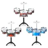Drum sets for children beginners children's toys dynamic jazz drums for western percussion instrument 4